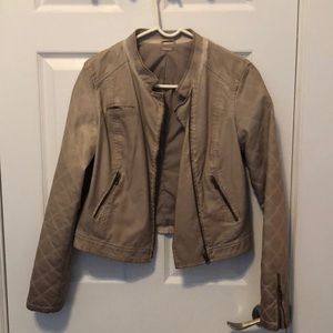 Free people leather jacket